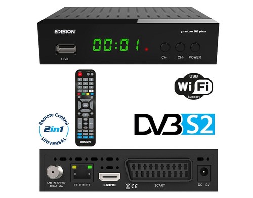 Edision proton plus dvb - s2, dvb-s2