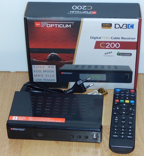 Dvb receiver opticum c200 - dvb-c,