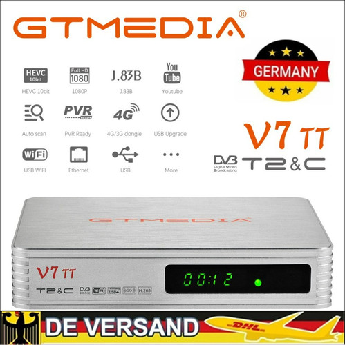 Dvb receiver 1080p h - dvb-t2, /c