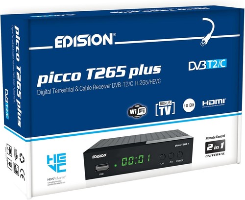 Edision picco t265 dvb - picco, dvb-t2/c