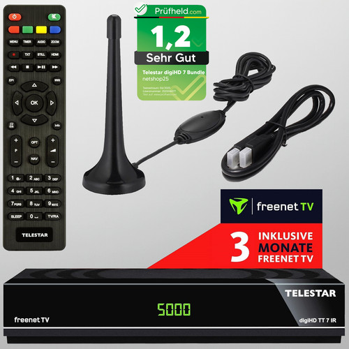 Freenet dvb receiver - hd, dvb-t2